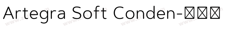 Artegra Soft Conden字体转换